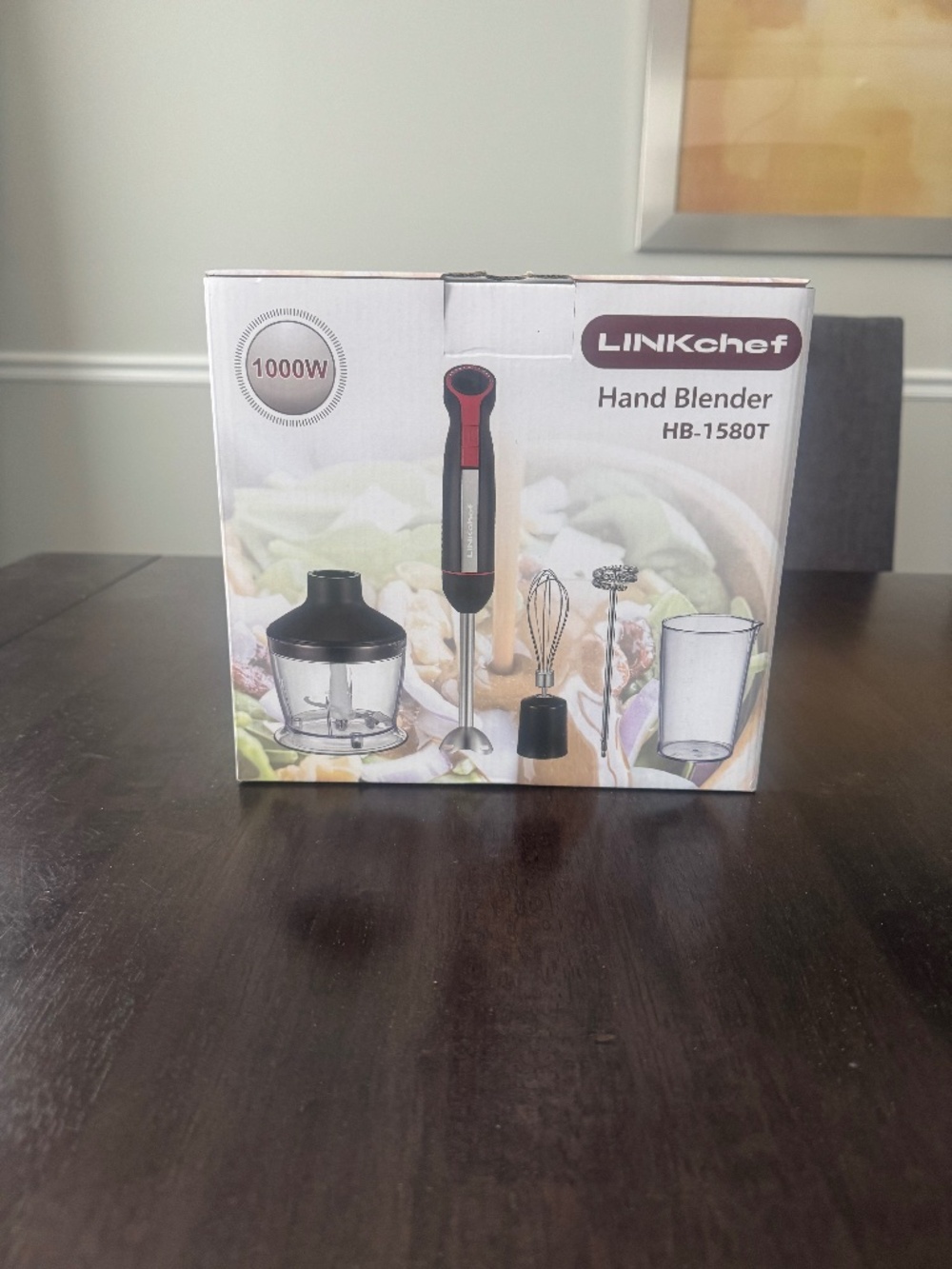 Linkchef 5 in 1 Hand Blender (peach color)